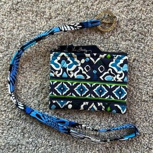 Vera Bradley Change Purse and Lanyard Set
